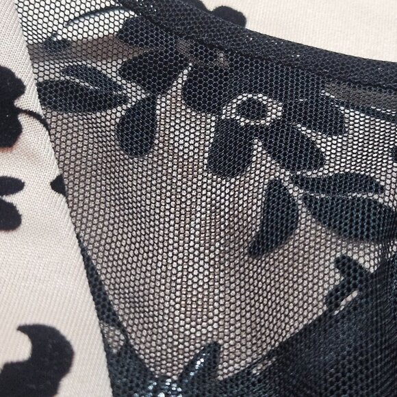 Valentines Elegant Classy En Focus Studio Womens Sleeveless Midi Dress Black Bei - Picture 10 of 16